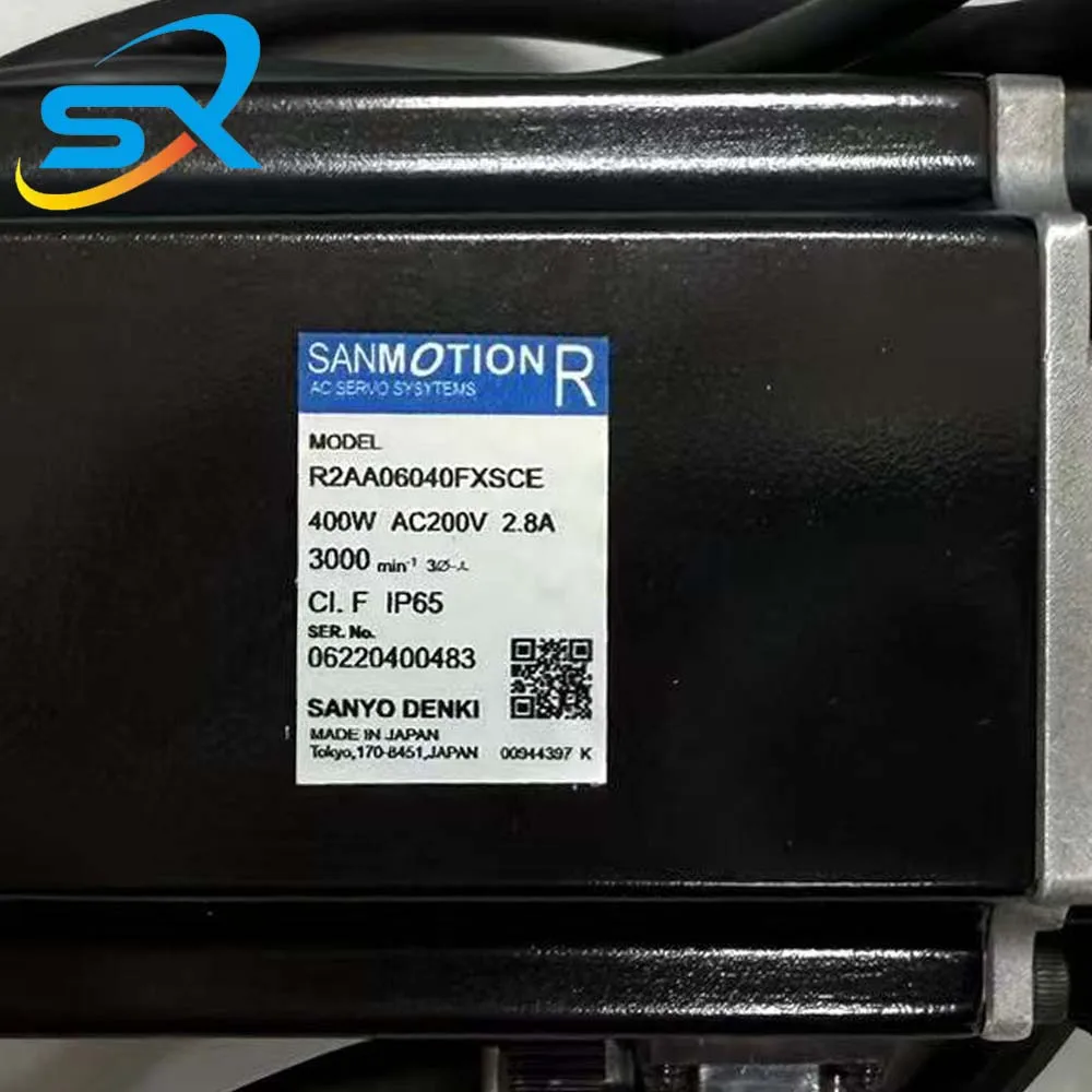 محرك سيرفو سانيو R2AA06040FXSCE 400 وات للروبوتات ضمان لمدة سنة/ثلاث أشهر