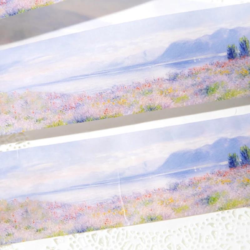 Mr. Paper, 6 Styles, 200cm Per Roll, Washi Tape, Summer Life Scenery Stickers DIY Hand Account Material Tape Stickers