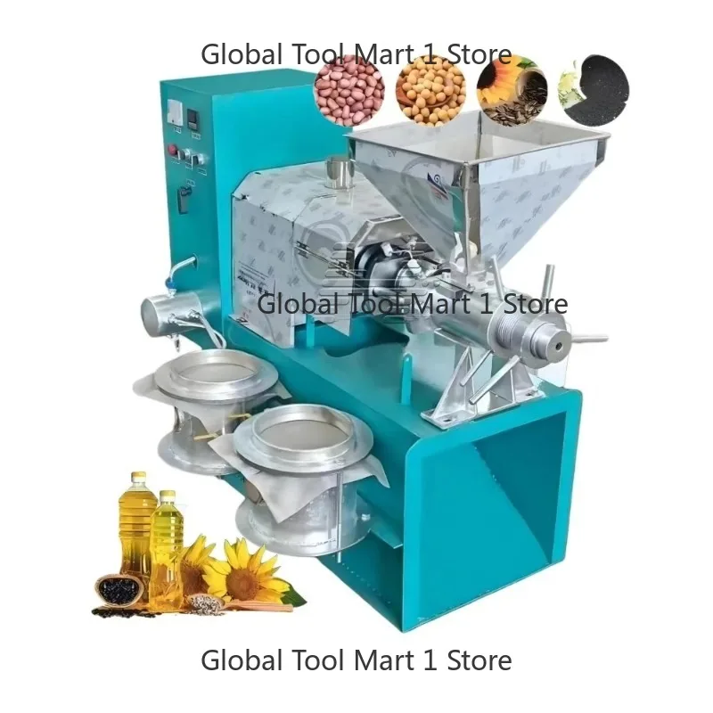 

Hot Oil Making Machine Press Oil Machine Capacity 12kg Per Hour Mini Oil Mill Machine for Home Use