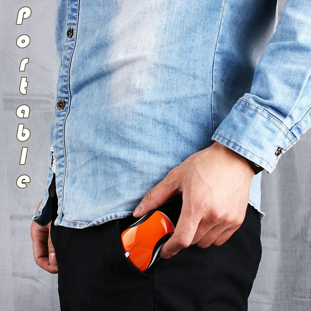 

Миниатюрные беспроводные компьютерные периферийные устройства, игровые мыши с регулируемым DPI, беспроводная мышь 2,4 ГГц для ПК и ноутбуков