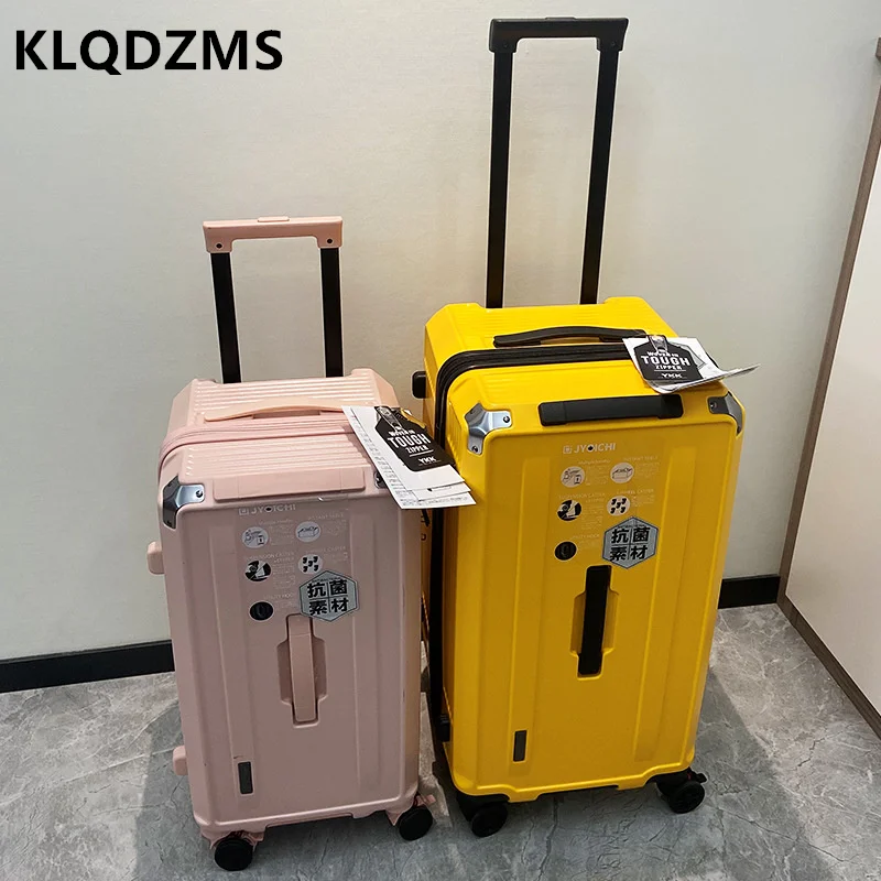 KLQDZMS Large Capacity 30"32"36"40 Inch Luggage Thickened Mute Boarding Suitcase Universal Wheel Trolley Case Male And Female