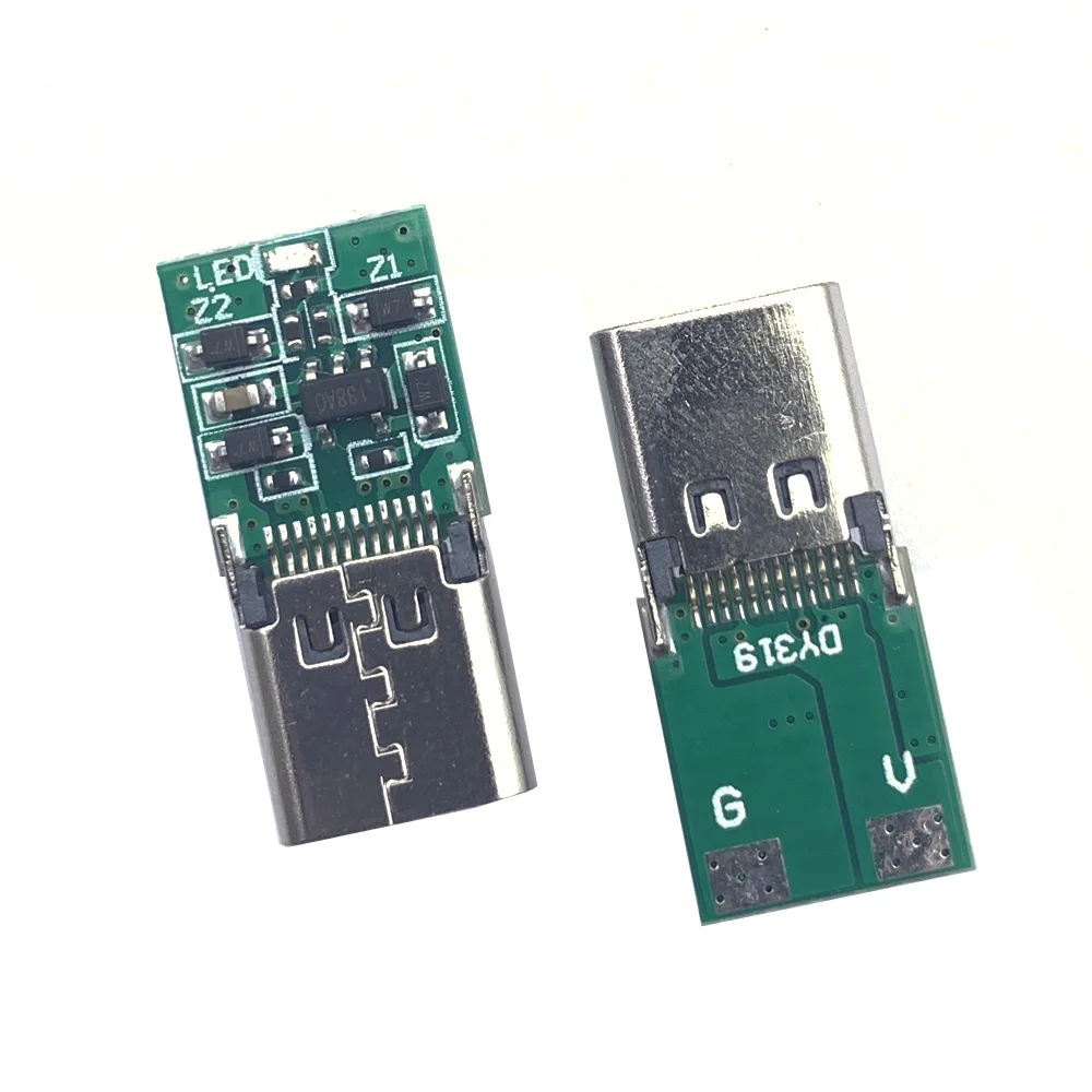 USB-C Female Jack Trigger Board Module PD Decoy Sockets Fast Charge Type-c 5V 9V 12V 15V 20V High Speed Power Delivery