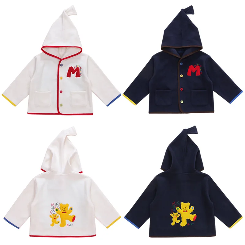 

Japanese Boys Jackets Cartoon Bear Casual Coats Baby Clothes Outerwear Kids Clothes Boy Jacket Girls Coats Winter Jacket