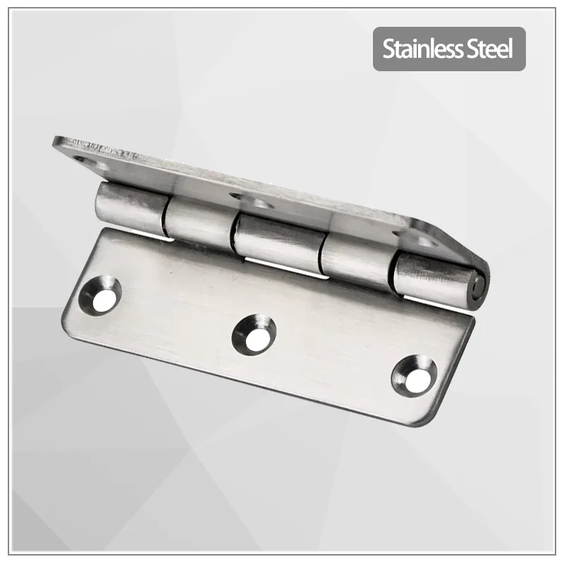 

180 Degree Stainless Steel Foldable Butterfly Bearing Hinge Industrial Electrical Control Equipment Cabinet Door Hinge