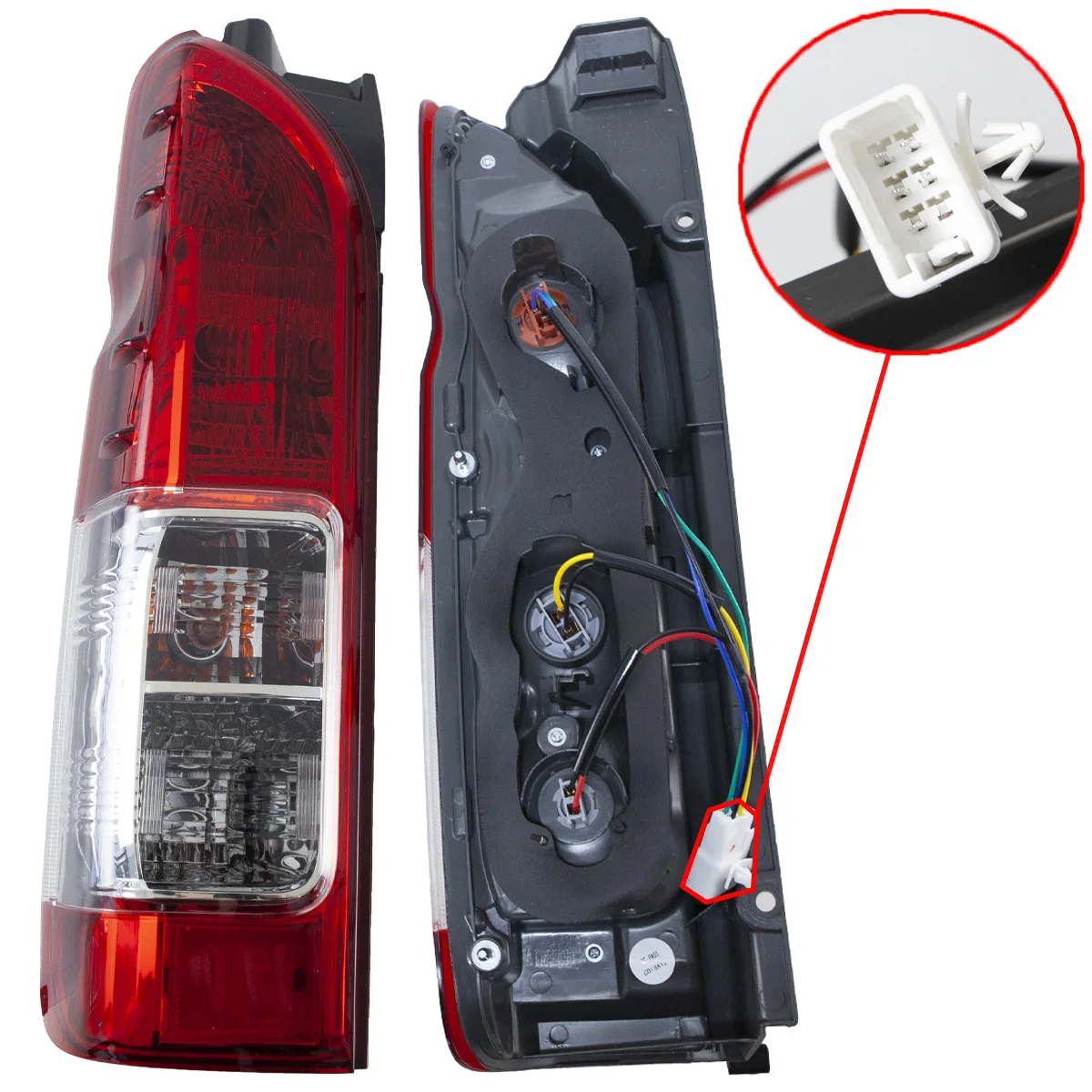 1 Pc Tailgate Lights Rear Brake Sign Lamps Left or Right For Toyota Hiace Commuter 2014 2015 2016-2018 ‎81551-26440 81561-26440
