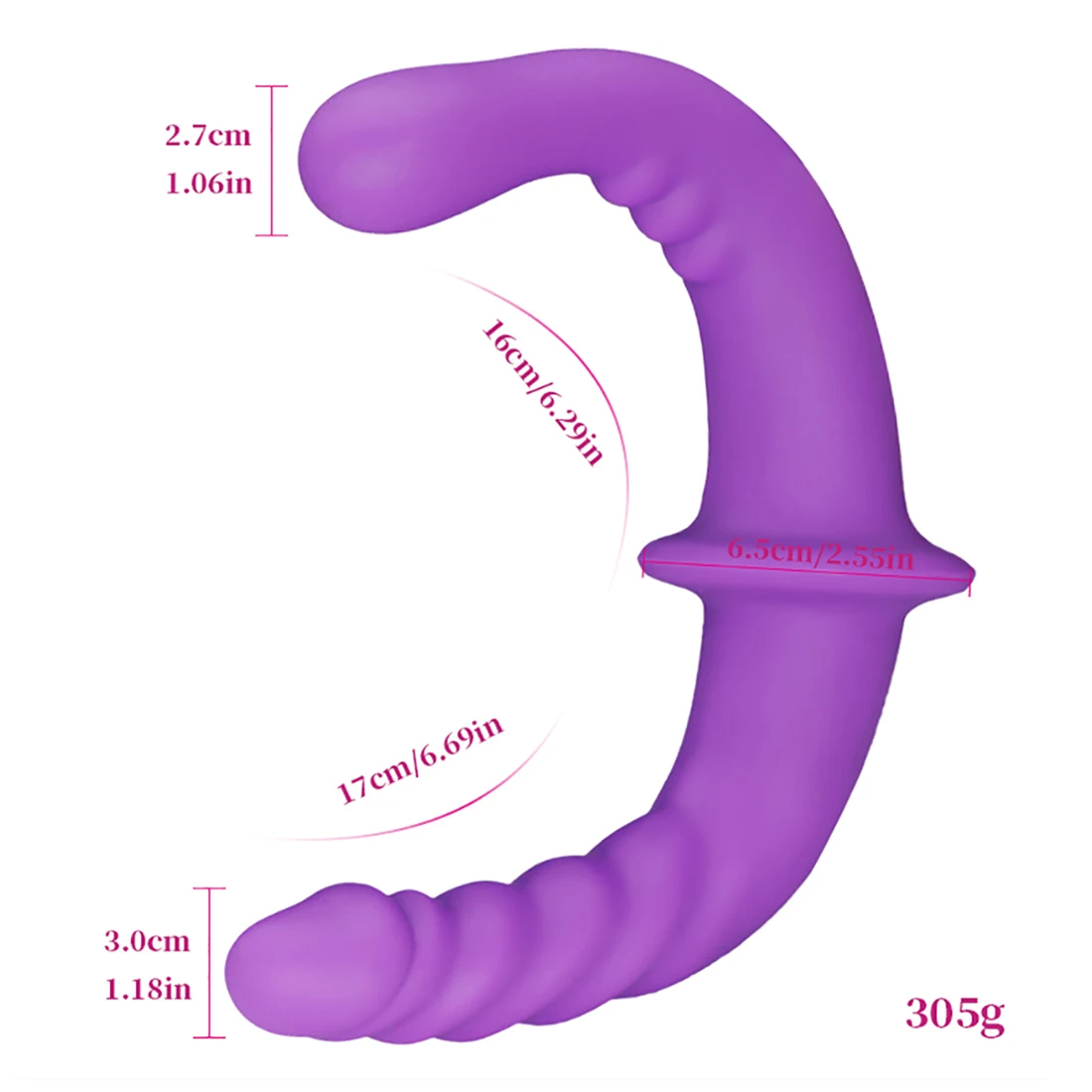 Double head Realistic Dildo Anal Plug Couple Ended Flexible Penis for Adult Anal Dildo Sex Toy for Lesbian Phallus Sex Products