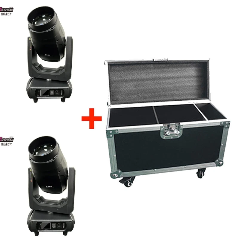 2 pieces with flightcase Dj Event Concert Moving Head 480W LED Spot Beam Wash 3in1 BSW CMY hybrid Moving Head Light