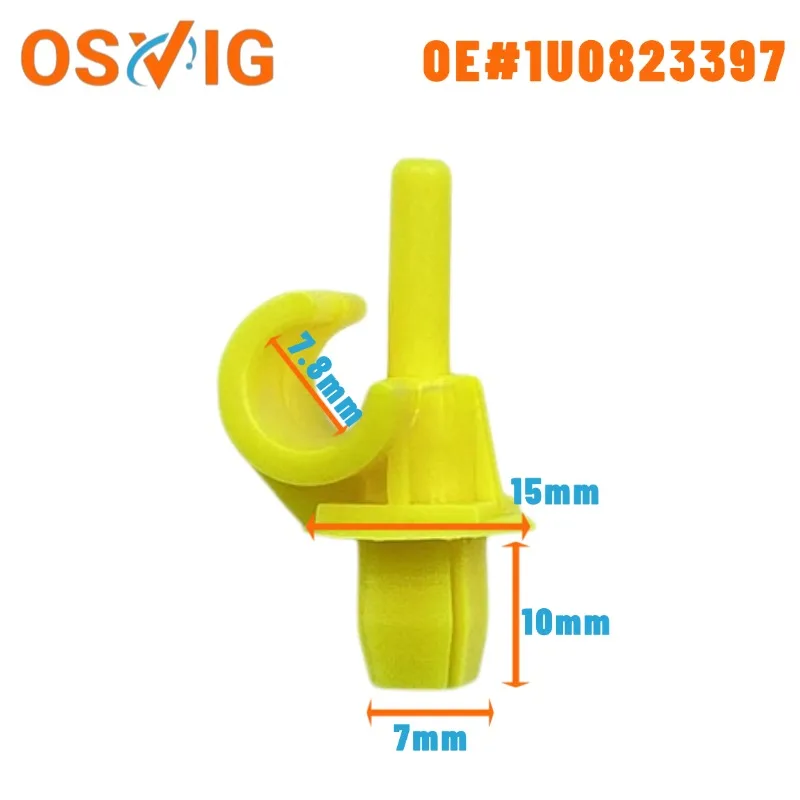 5PCS OE#1U0823397 1H0823397 Applicable to Volkswagen, Audi, Skoda, and Golf Engine Hood Support Rod Fixing Clip