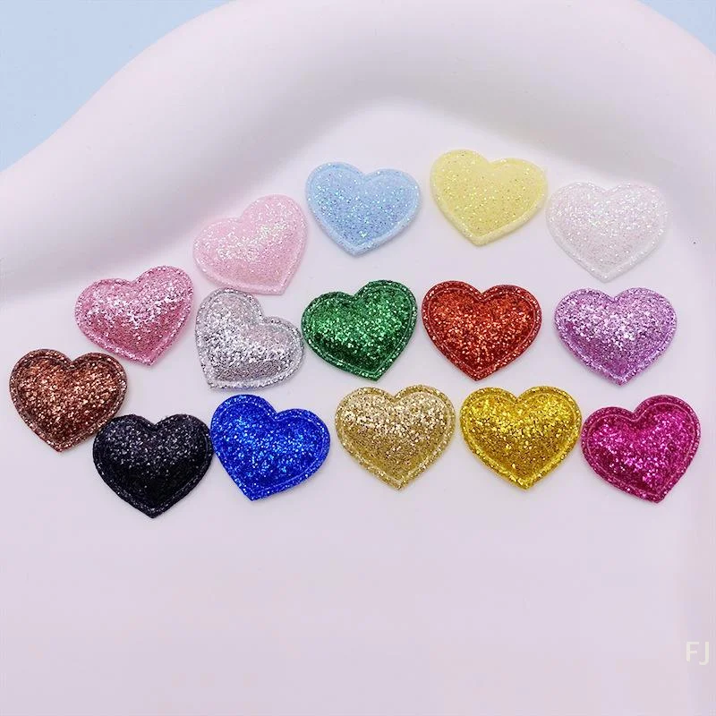 

[YU] 10 шт./компл. блестящие аппликации в форме сердца, мягкие нашивки для головных уборов «сделай сам», заколки для волос, декор, одежда, шляпа, поделки, швейные принадлежности