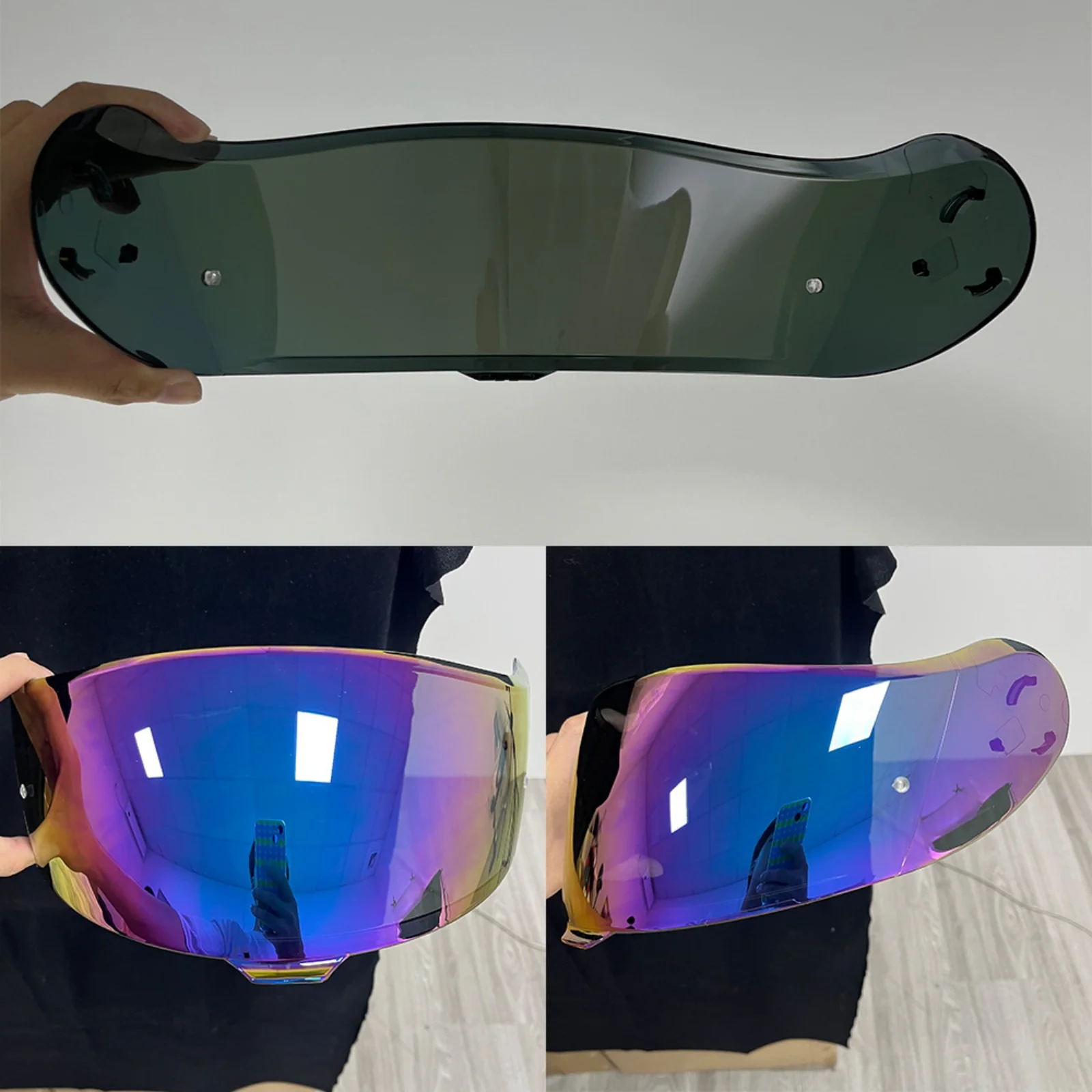 Protetor Solar CNS-3C para Viseira de Capacete SHOEI Neotec3 - Acessório Anti-UV para Capacete de Motocicleta
