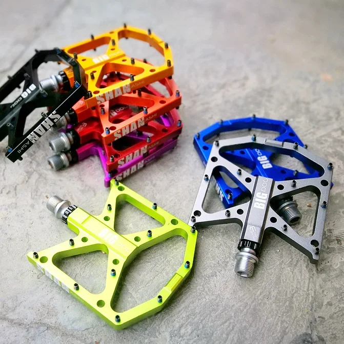 Premium Mountain Bike Pedals 3 Bearings ExtraWide AntiSlip UltraComfortable Optimal Performance Durability MTB Accessory