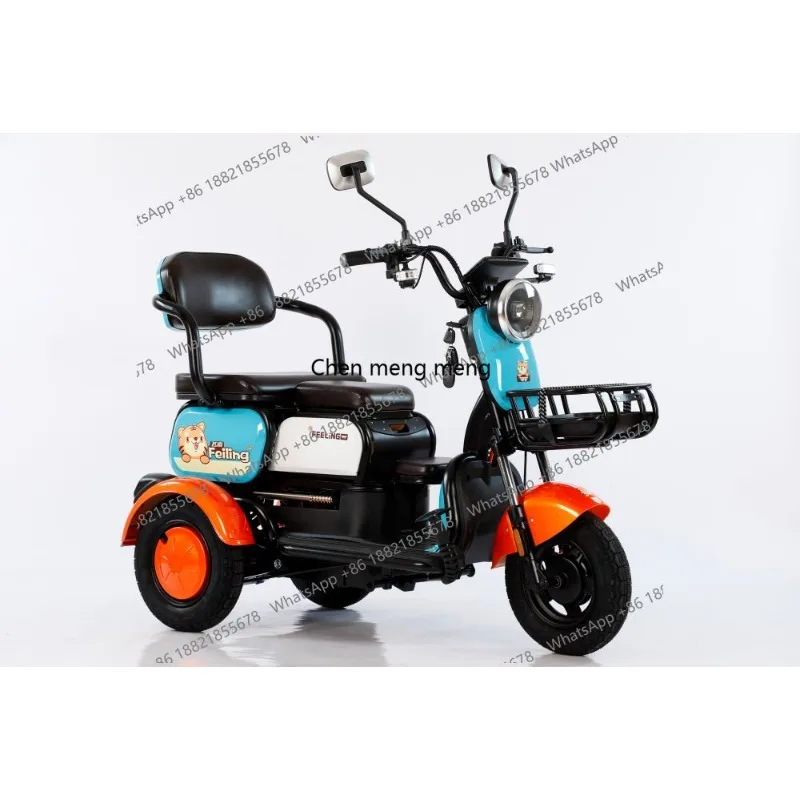 

Wholesale Custom 3 Wheel Folding Electric Passenger Tricycle Three Wheel for Adults