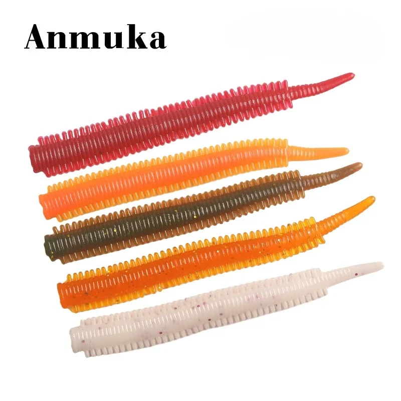 10 bags of road runner lures bionic sea sandworms soft bait to simulate the real lures fishing lures multi-color not easily brok