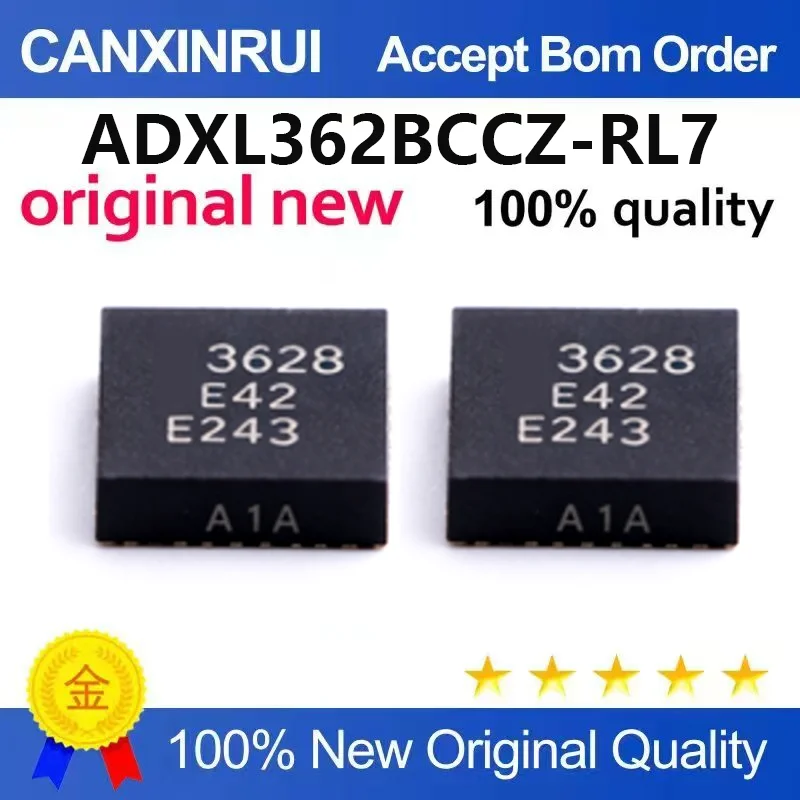 (5pcs-100pcs)Brand new original ADXL362BCCZ-RL7 silk screen 362B patch LGA16 digital acceleration sensor chip