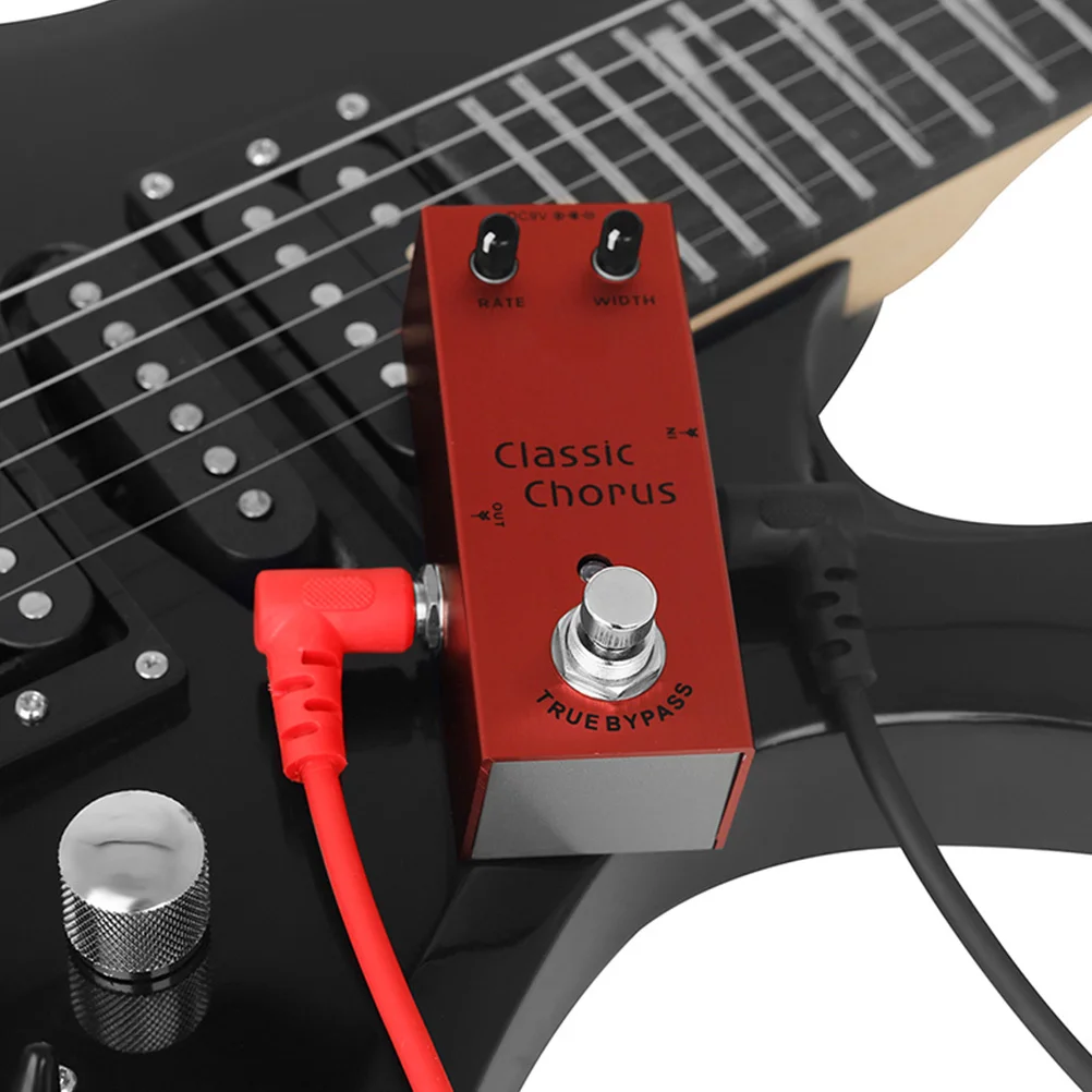 

Electric Guitar Effect Pedal True Bypass Compact Design Classic Chorus Tone Preservation For Metal Rock Practice Performance