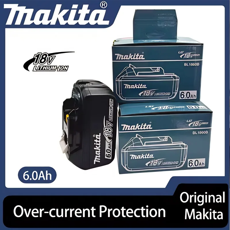 

Makita✔️ 18V 6000mAh BL1860 BL1830 BL1850 BL1860B Original Lithium ion Rechargeable Battery 18v Replacement Batteries