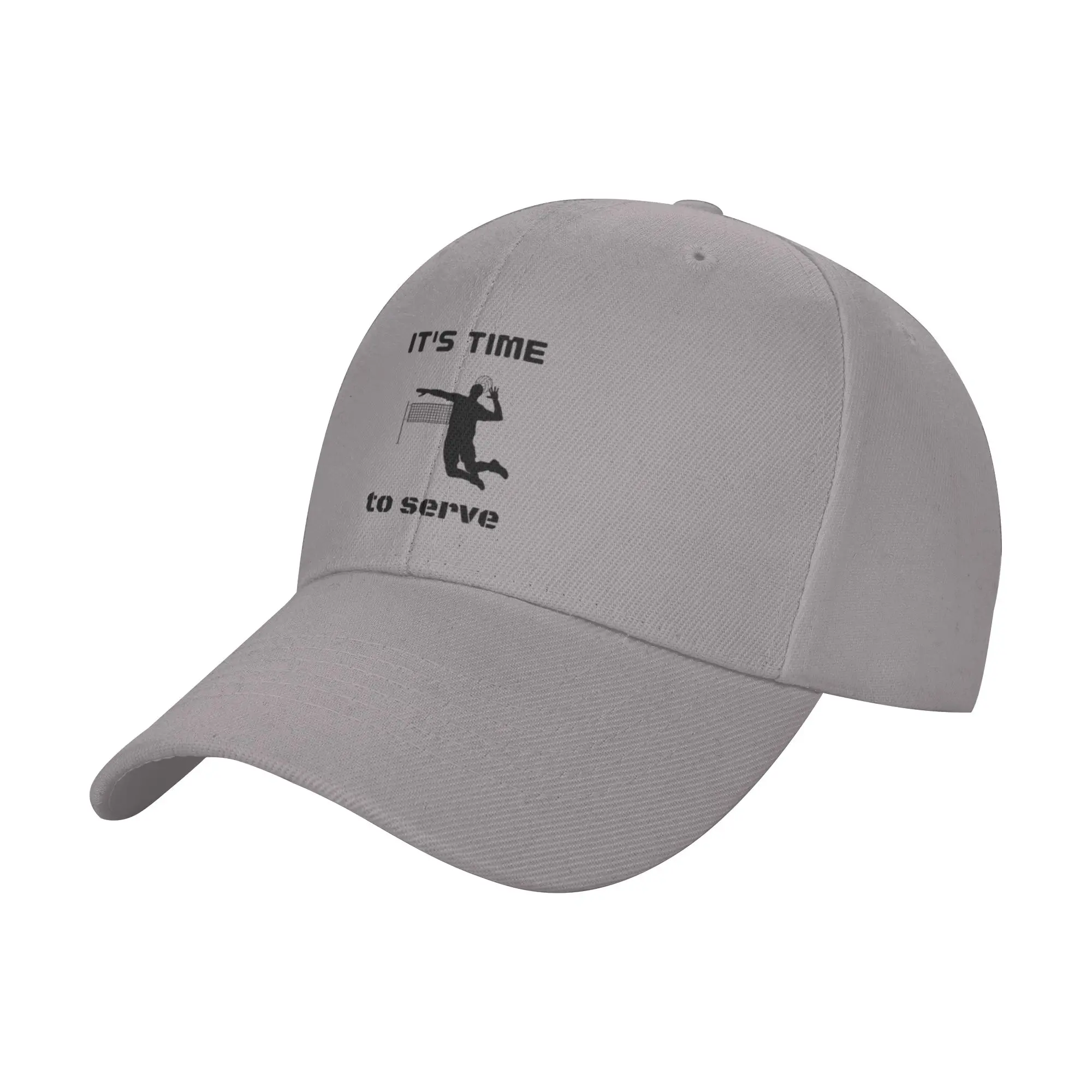 It s time to serve beach volleyball Trendy Baseball Cap Daily Walking Stylish Baseball Cap