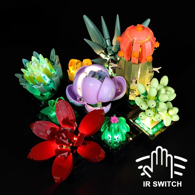 

LED Lighting Set Suitable for LEGO Succulents The Botanical Collection 10309(Not Including Building Blocks)