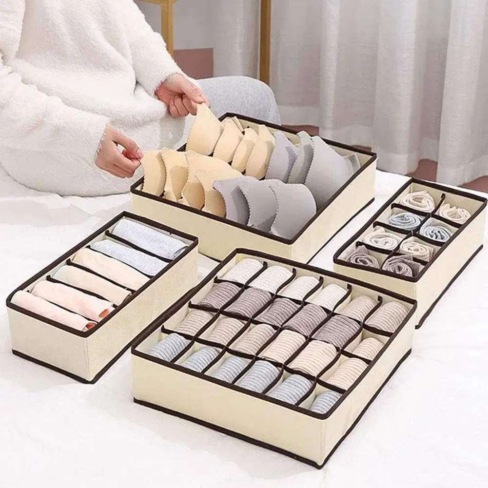 Органайзер для нижнего белья, носков, бюстгальтера, брюк, шарфа, галстука, ящик для хранения джинсов, органайзер для одежды, разделители для ящиков, органайзер для одежды