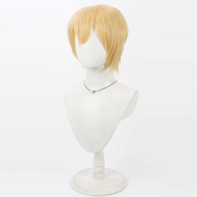 Game Limbus Company Sinclair Cos Cosplay Wig Halloween Party Prop Synthetic Hair Heat Resistant Fiber + Wig Cap