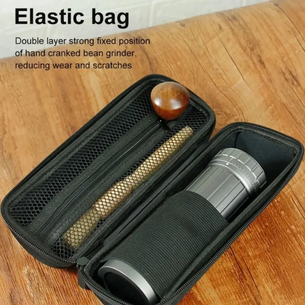 

Waterproof Coffee Grinder Storage Bag Wear Resistant Mesh/Elastic Bag Hand-cranked Grinder Case Portable Comfortable Grip