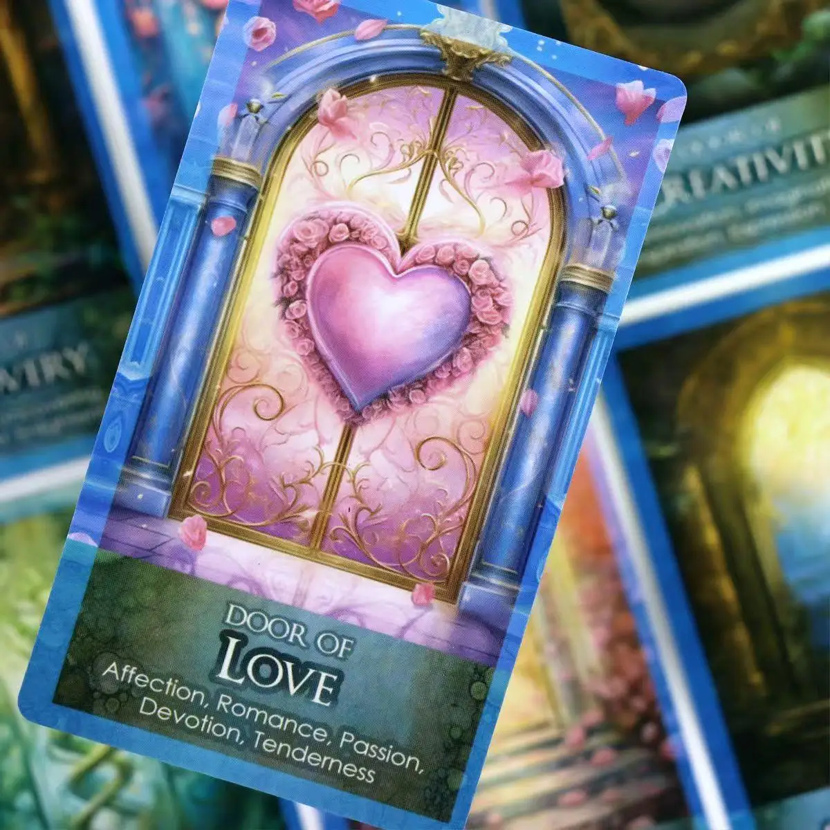 Doors of Destiny 10.3*6ซม. Oracle Deck 32-Card Tarot-Inspired Oracle Set