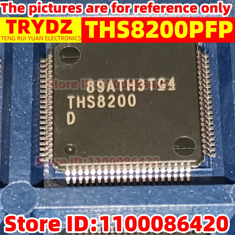 5/3/1pcs Original New THS8200PFP HTQFP80 three road 10 all format video DAC analog-to-digital conversion chip / MC12095DR2G SOP8