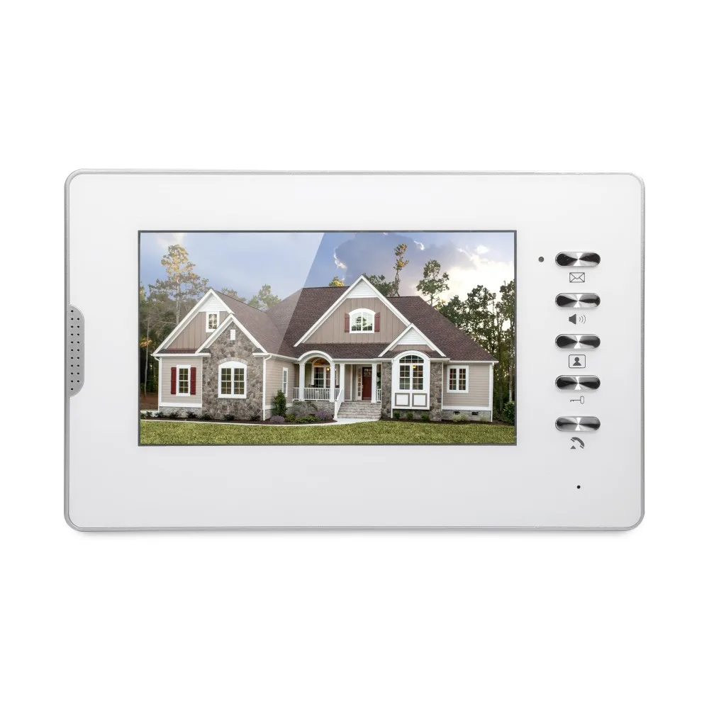 

HOMSECUR 4-проводной 7-дюймовый внутренний монитор XM702-W для видеодомофонной системы HDS