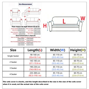 1 قطعة غطاء أريكة مرن سميك غطاء أريكة الجاكار لغرفة المعيشة 1/2/3/4 مقاعد على شكل حرف L غطاء أريكة غطاء أريكة زاوية 12 أريكة مبيعات رئيسية تغطي 3 و 3 مقاعد - No3