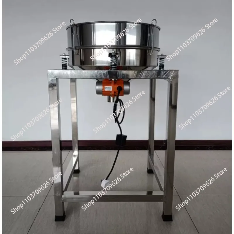Stainless Steel Electric Vibrating Screen, Industrial Shaking Sieve for Powder, Flour and Granule Screening