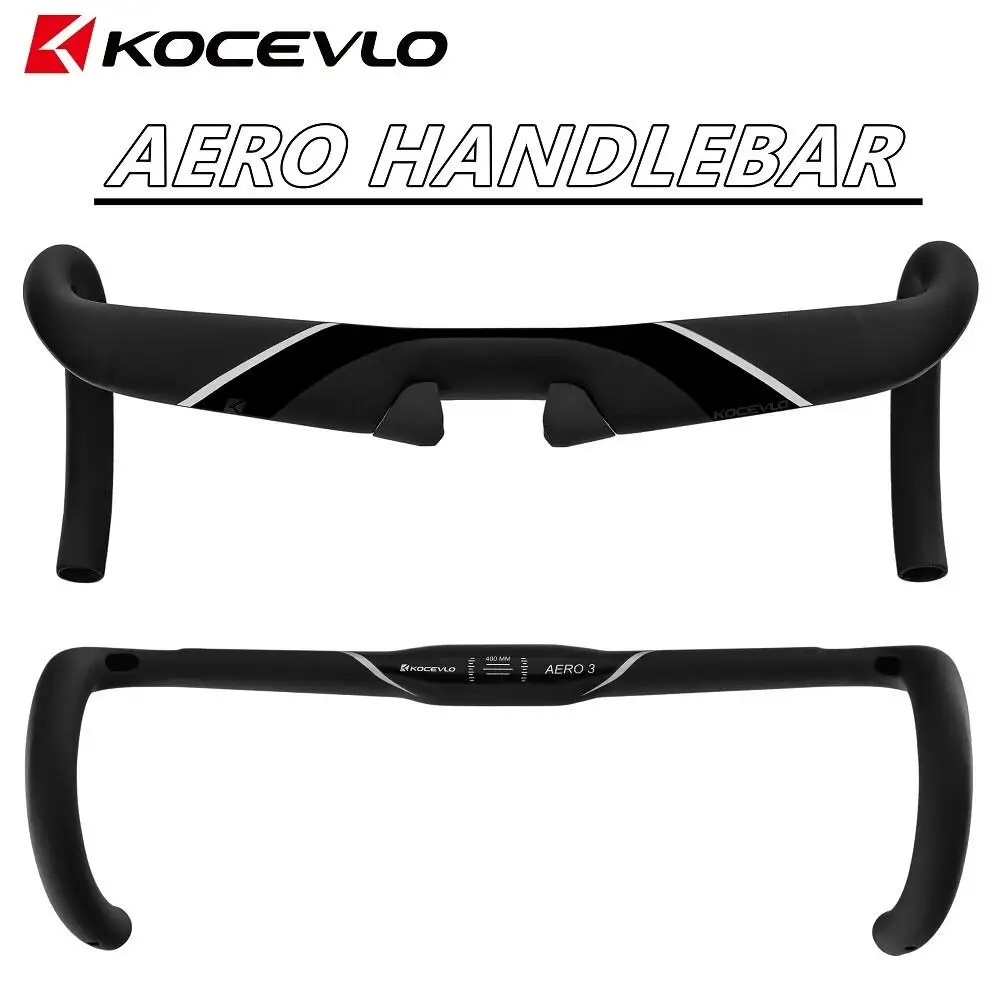 T1000 Road Bike Carbon Fiber Handlebar Internal Routing Bicycle Aero 3 Handlebar 31.8mm