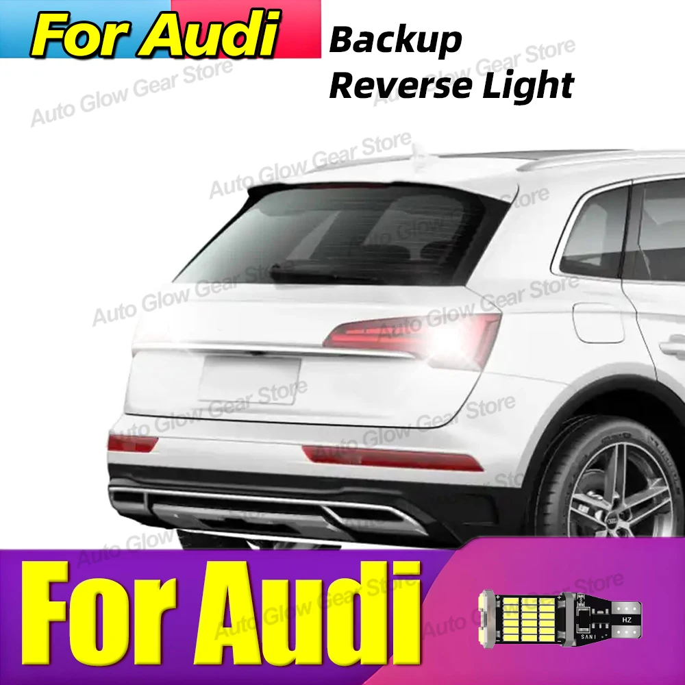 2x LED Reverse Light 6000K White Car Back Up Lamps For Audi A5 8T3 2007-2022 A5 8TA 2009-2017 2010 2011 2012 2013 2014 2015 2016