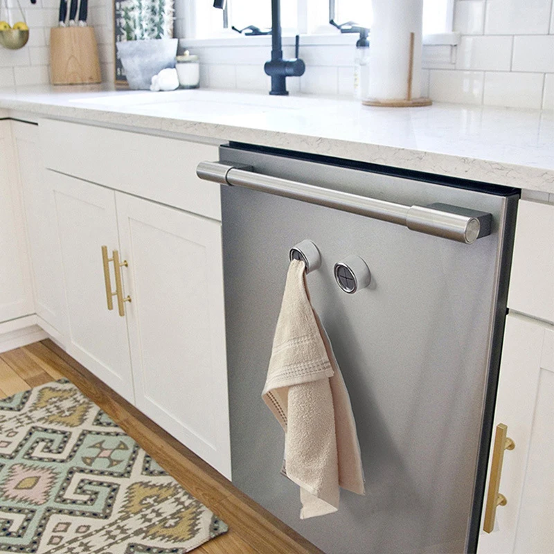 Kitchen Towel Storage Racks Hanger Rag Organizer Bathroom Kitchen Dishcloth Storage Hook Mini Adhesive Bathroom Storage Hook