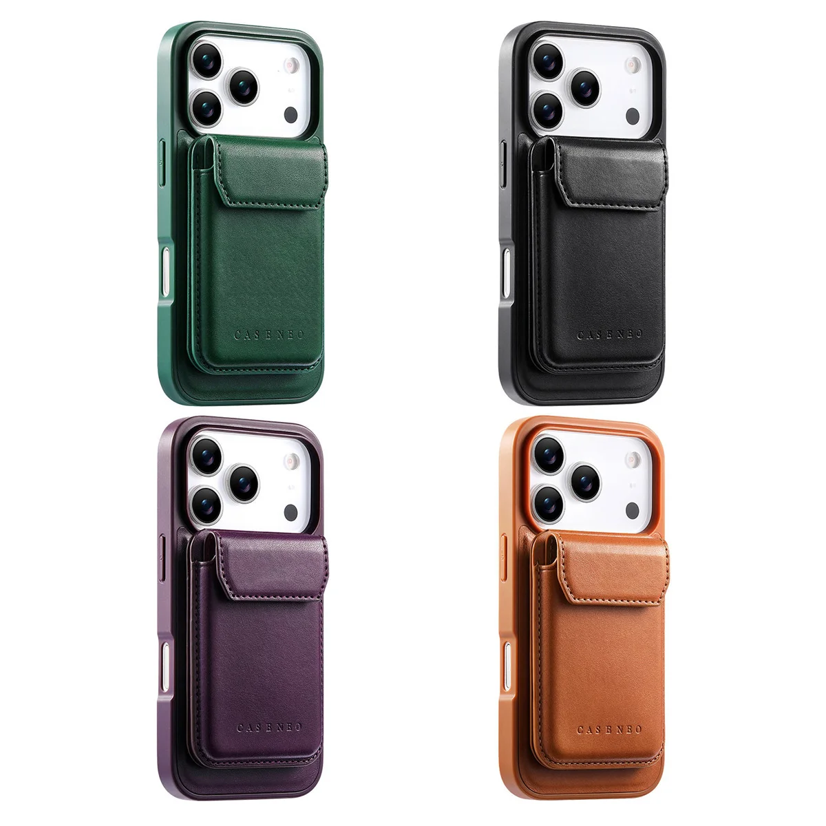 Detachable Magnetic 2 in 1 Leather Pocket Phone Case for IPhone 16E 17 16 15 Plus 14 13 Pro Max Wallet Card Slots Holder Cover view 5