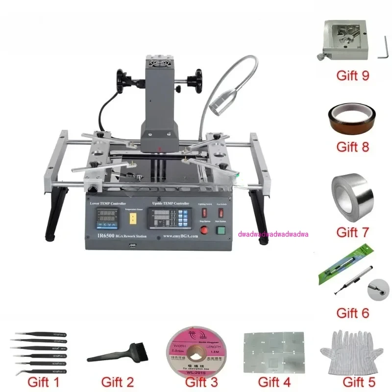 ACHI IR6500 Infrared BGA Soldering Station Solder Rework Machine for Motherboard Chip PCB Refurbished Repair System