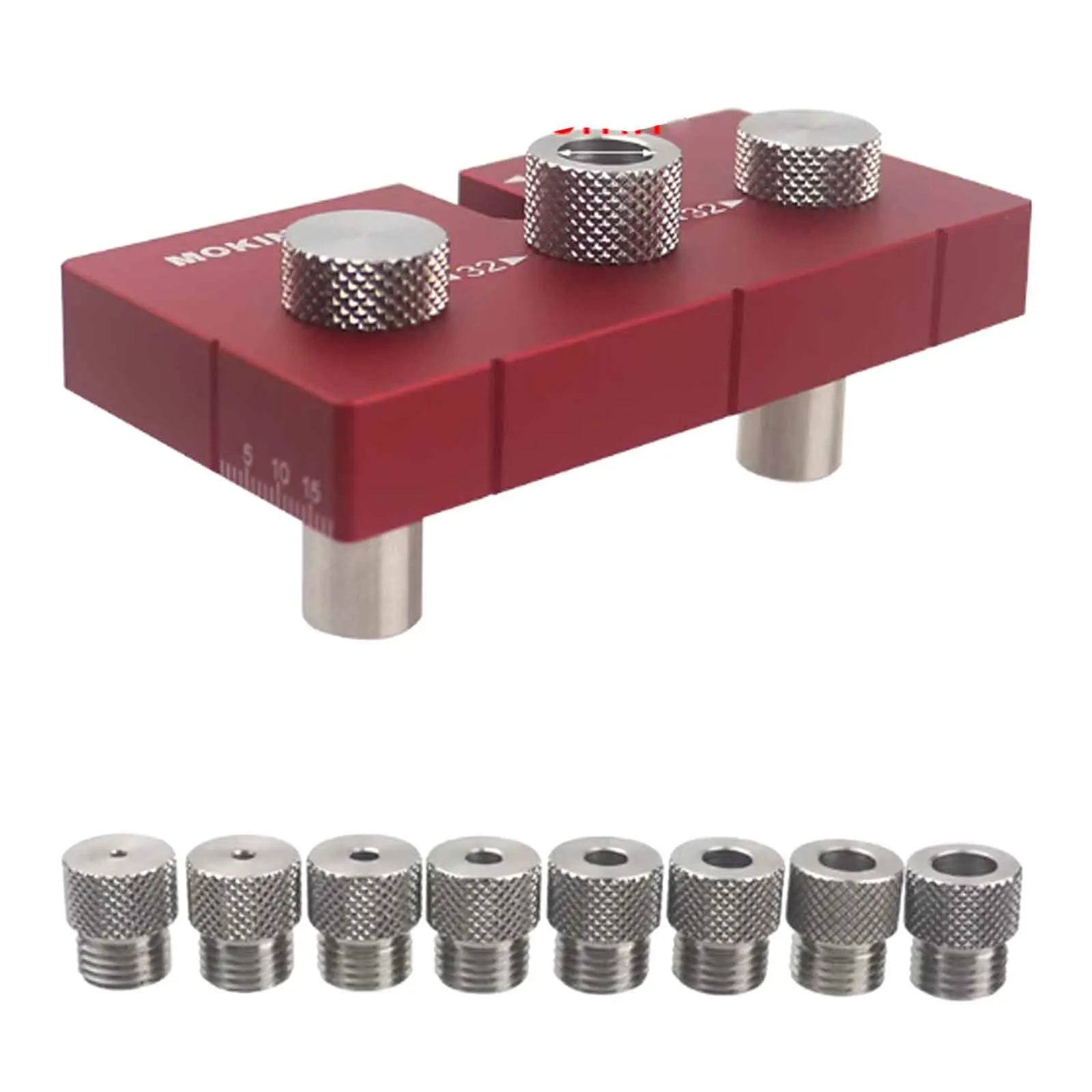 

2-10mm Wood Drill Guide Doweling Jig Kit Locator Vertical Hole Puncher Positioning Furniture Connecting Woodworking DIY Tools