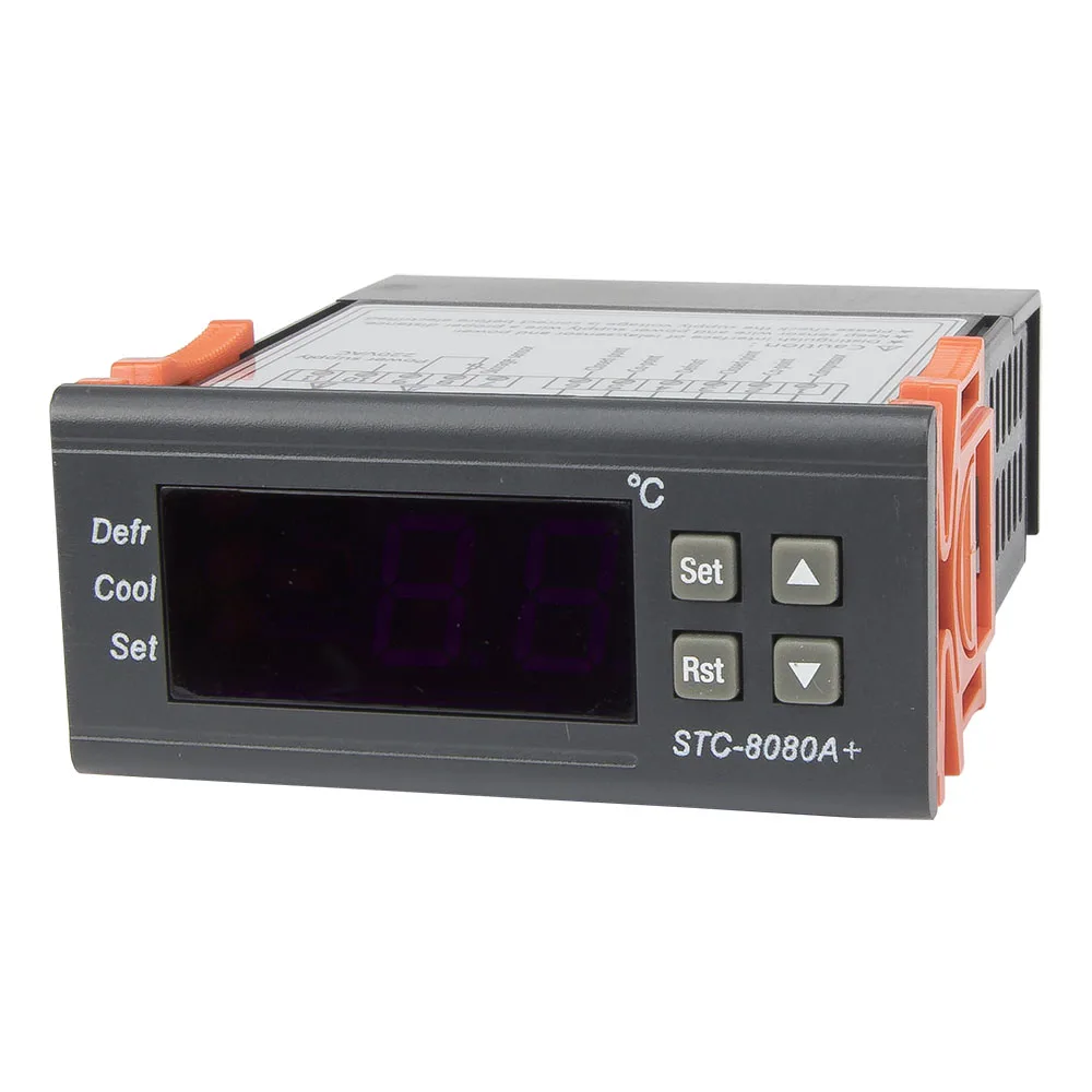 STC-8080A temperature controller AC 220V 110V AC/DC 24V 12V STC-8080A+