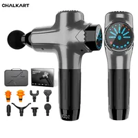 2024 Massager Gun High Frequency Professional Massager 4800mAh Fitness Muscle Relax Electric Fascia Gun LCD Display 7 Gears