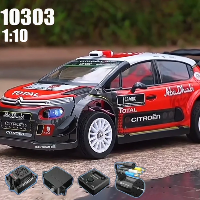 Mjx 1:10, бесщеточный 10303, модель автомобиля с дистанционным управлением, высокоскоростной тяговый автомобиль, внедорожник, гоночный автомобиль, игрушка