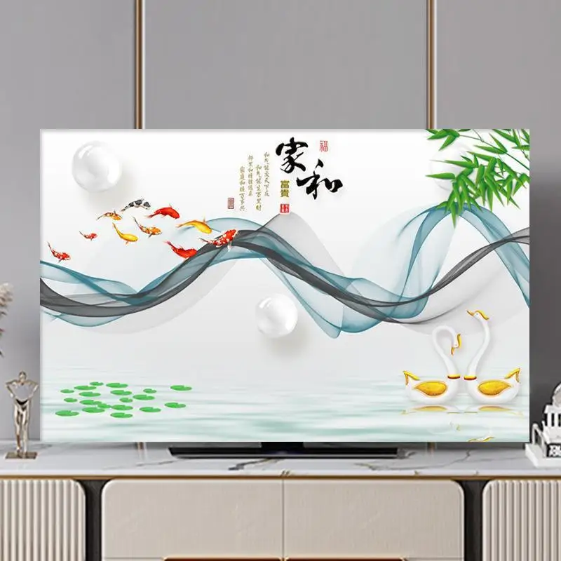 가정용 걸이식 LCD TV 커버, 방진 커버, 멀티 사이즈 커버 천, 32 인치, 43 인치, 55 인치, 65 인치, 70 인치, 75 인치 