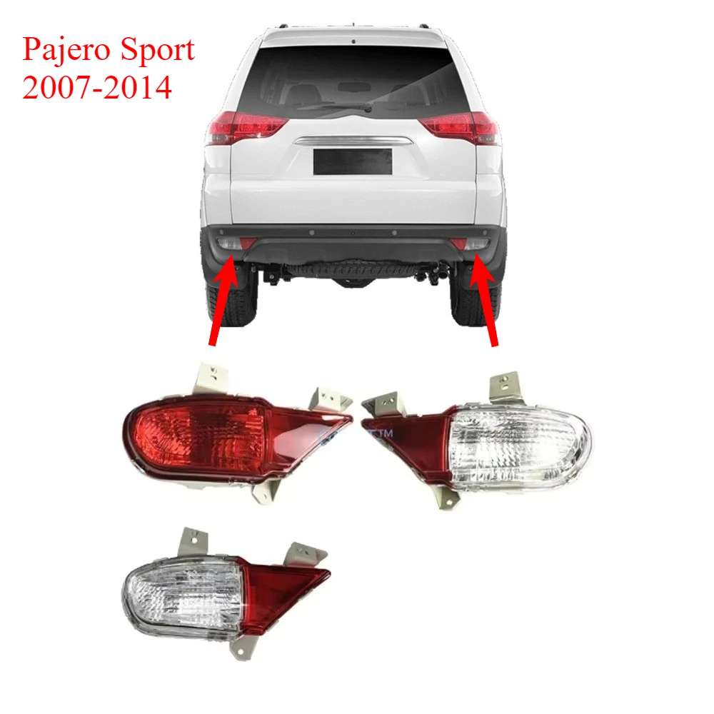 

2 Piece Rear Fog Lamp for Pajero Sport 2007-2014 Kh Rear Bumper Lamps for Montero Sport Parking Lights 8336a073 8336a074