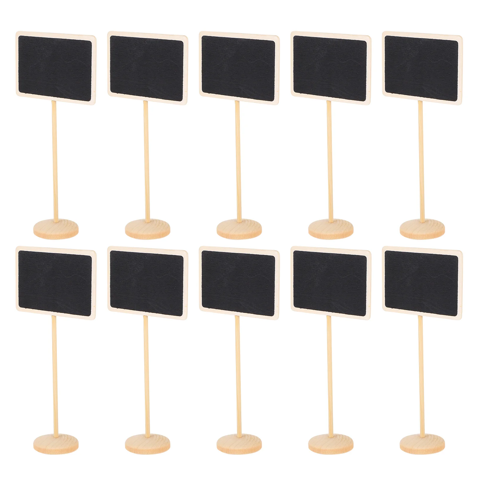 10pcs Mini Wooden Chalkboard Creative Chalkboards Blackboard Message Board Signs Mini Chalkboard Signs