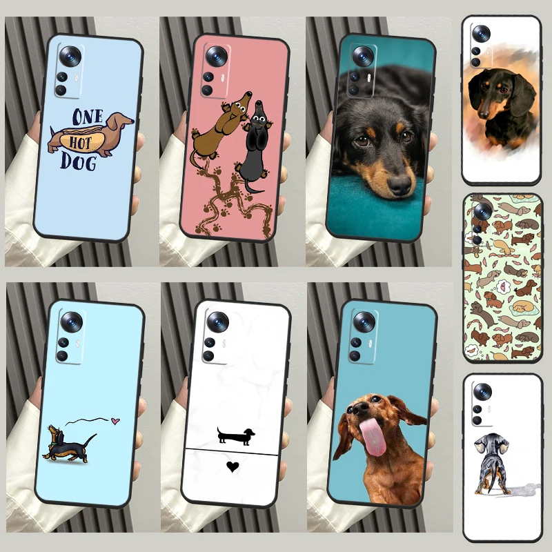 Dachshund Dog Case For Xiaomi 12T 11T Pro 13 11 12 Lite POCO F5 X5 Pro X3 Pro F3 M5 POCO F5 X4 F4 GT Cover