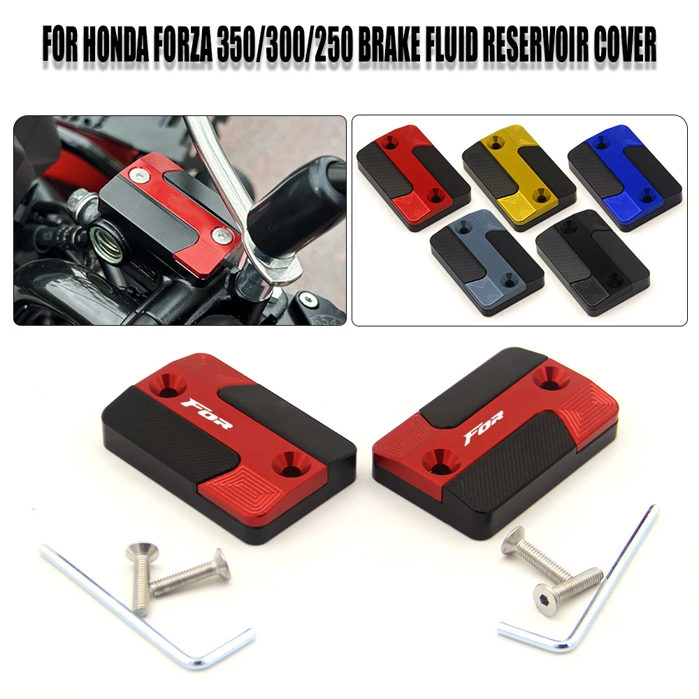

For Honda Forza300 Forza350 Forza250 Forza Motorcycle Accessories CNC Front Brake Fluid Reservoir Cover Master Cylinder Oil Cap