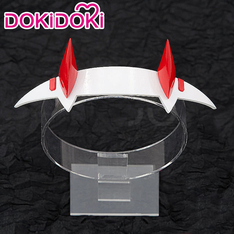 IN STOCK Zeroo Twoo Wig Hairpin Headband Anime Cosplay DokiDoki Zeroo Twoo Cosplay Accessories