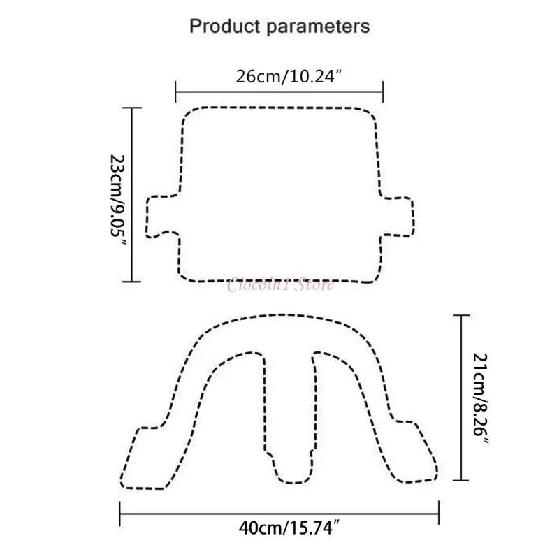 Y1UB كرسي أطفال، مقعد للكراسي العالية، سياج أمان، مسند ظهر للكرسي المرتفع Stokk