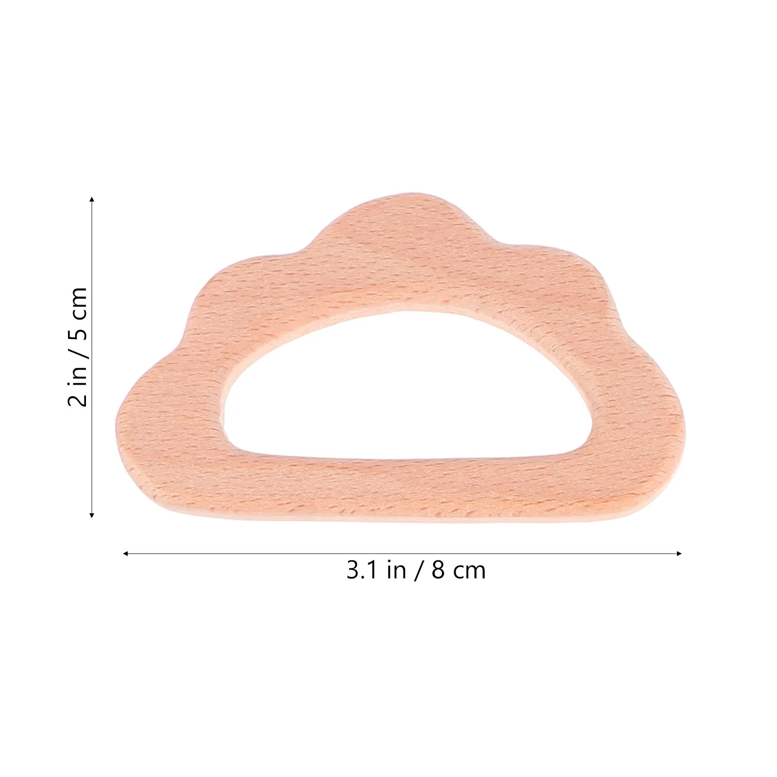 4Pcs Baby Cartoon Tier Holz Molaren Beißringe Kleinkind Kauen Zahnen Werkzeuge Kühlschrank Sicher Gum Beruhigende Säuglings