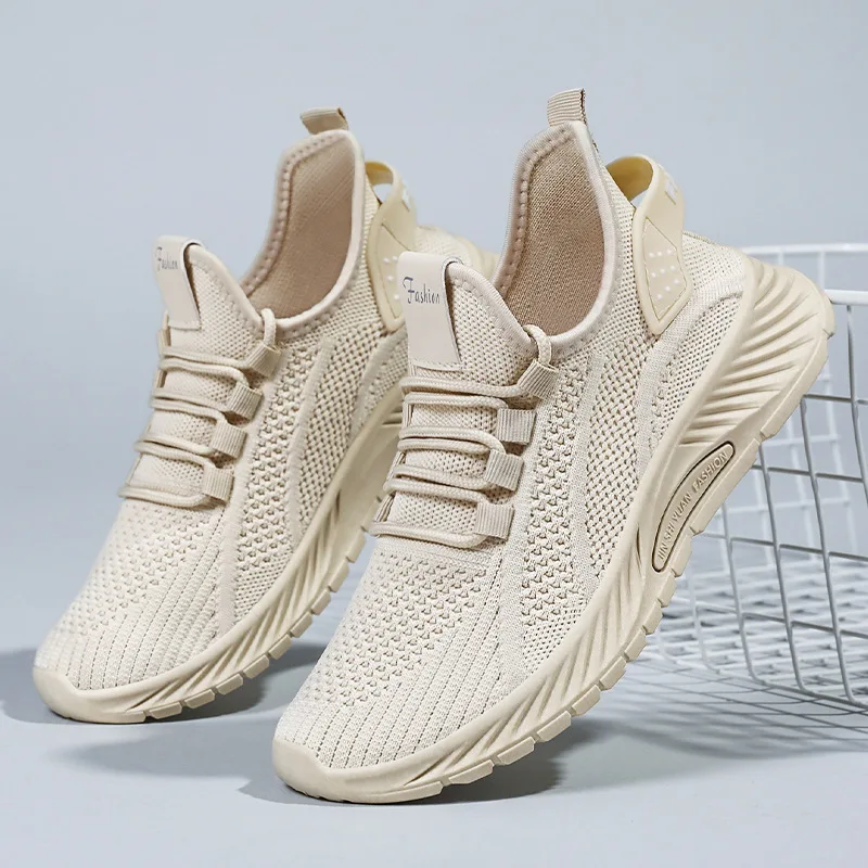 

Summer new large-size women's shoes mesh casual sports shoes breathable and non-slip women's cloth shoes