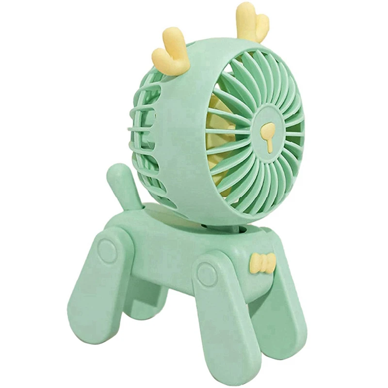 Small Fan Table Fan Stable Standing Desktop Mini Fan Adult Children Outdoor Travel Can Be Used