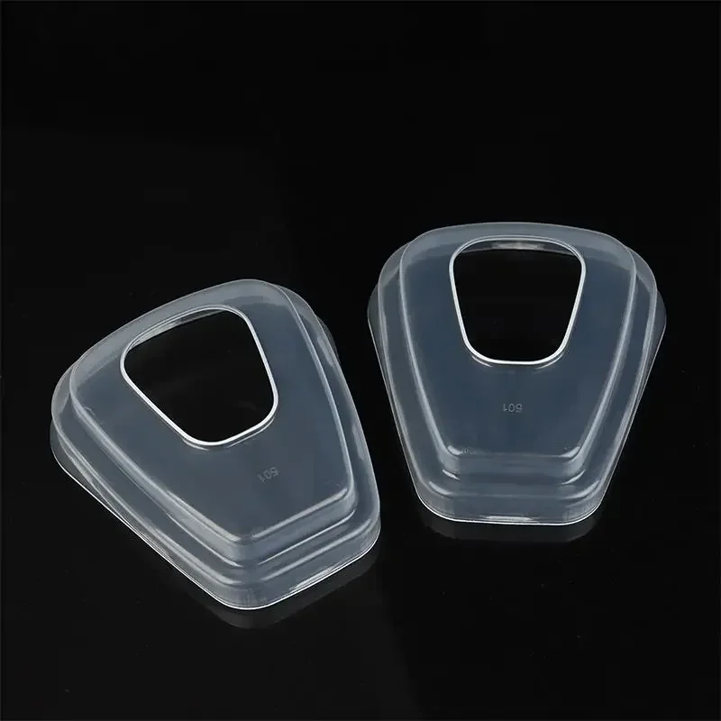 필터 면 커버 필터 면 액세서리 가스 마스크 필터 상자 투명 커버 필터 면 버클 쉘